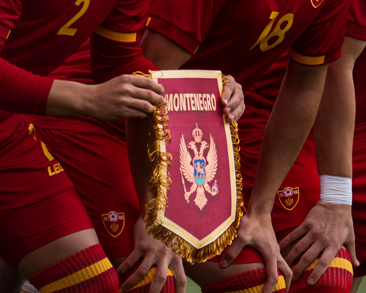 U17 Montenegro National Team. Sports photography