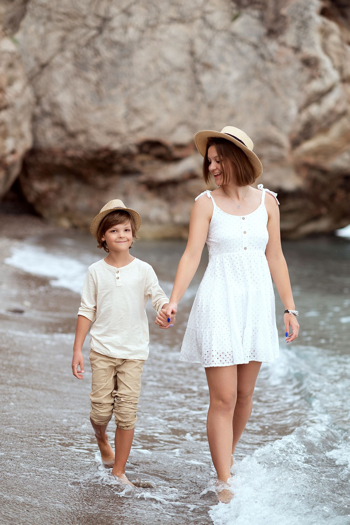 Съемки на пляже в Кемере. Фотограф Анталия, Кемер, Белек, Сиде Дарья Кая