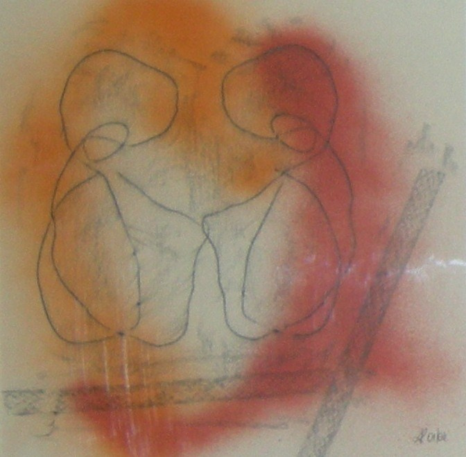 Adam und Lilith - 40x40