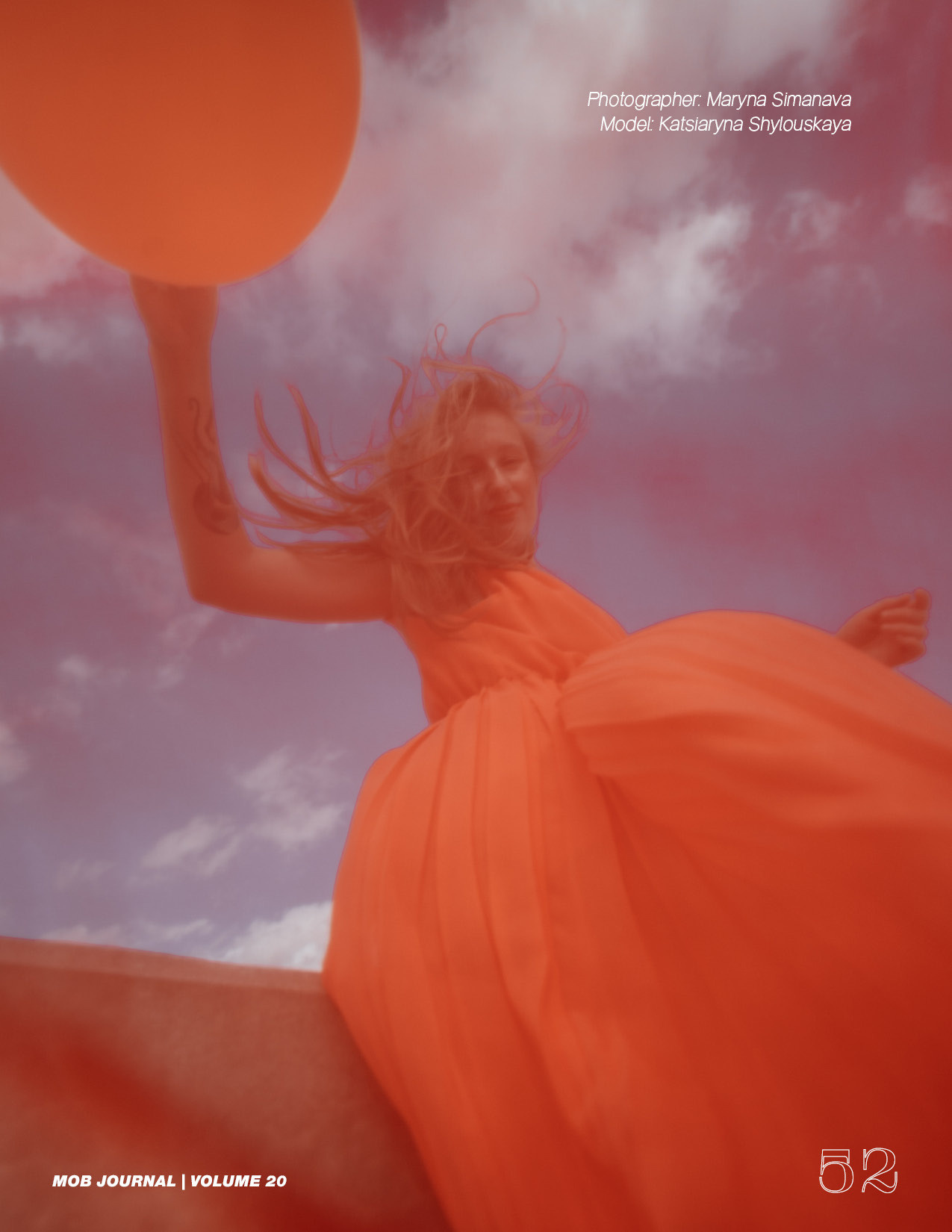 Mob Magazine December 2021. Portrait and graduation photographer Marina Simanava