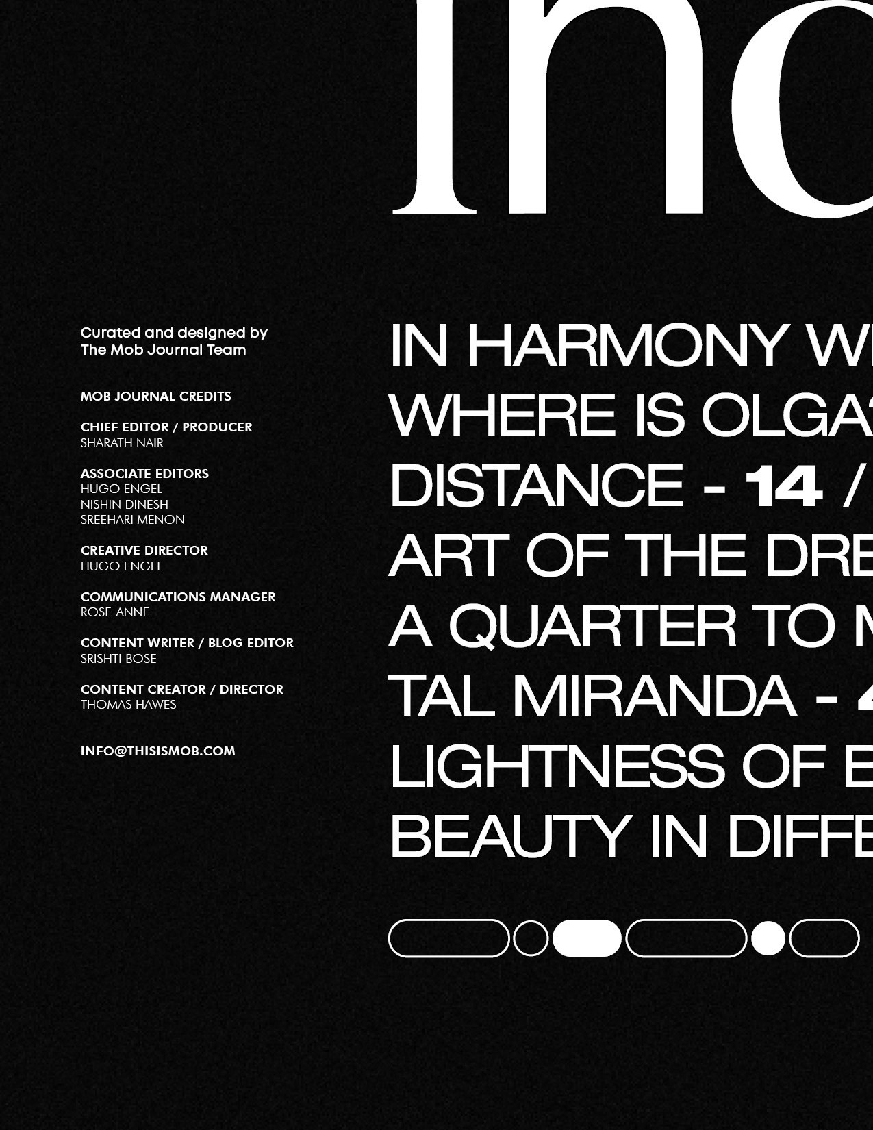 Mob Magazine December 2021. Portrait and graduation photographer Marina Simanava