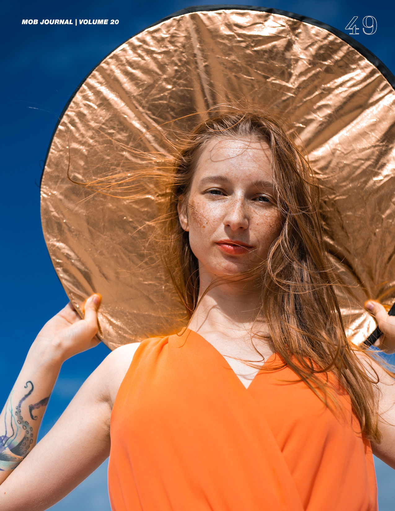 Mob Magazine December 2021. Portrait and graduation photographer Marina Simanava