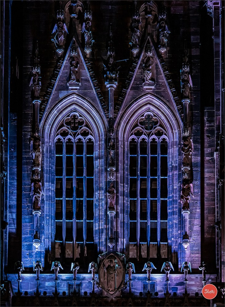 La mise en lumière de la Cathédrale de Strasbourg, du 5 juillet au 8 s. Photographe à Strasbourg | Portraits, Studio, Enfants, Événements