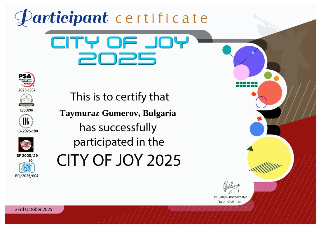 My Awards. Портретен и будоар фотограф в София | Таймураз Гумеров