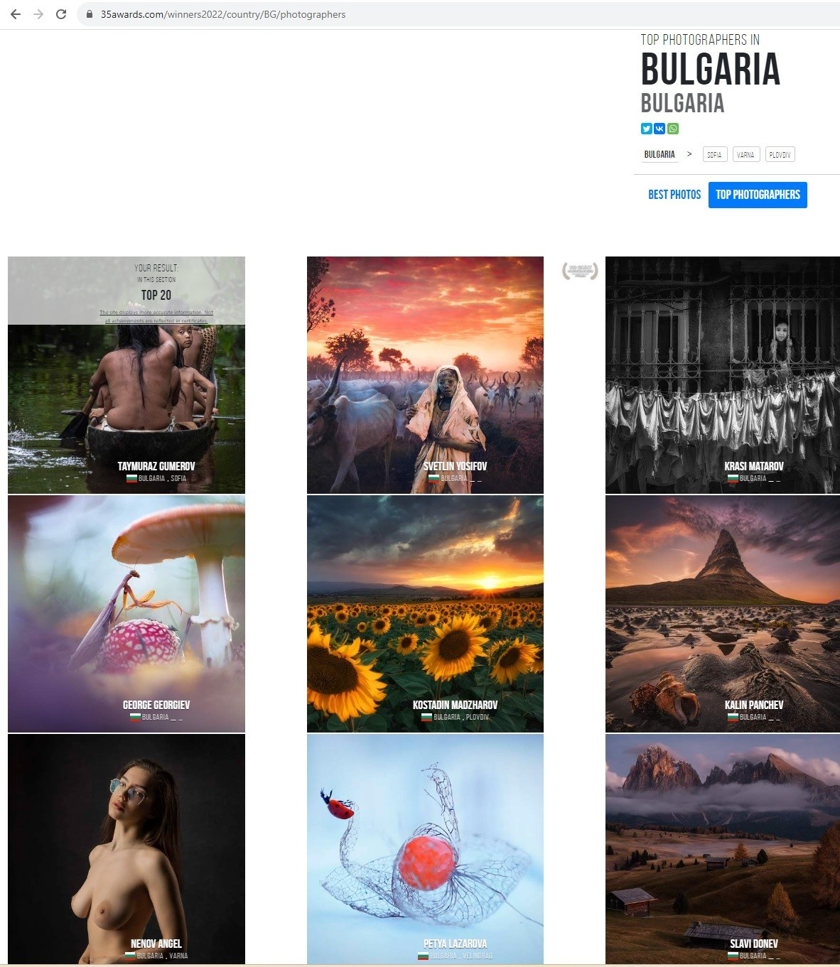 My Awards. Портретен и будоар фотограф в София | Таймураз Гумеров