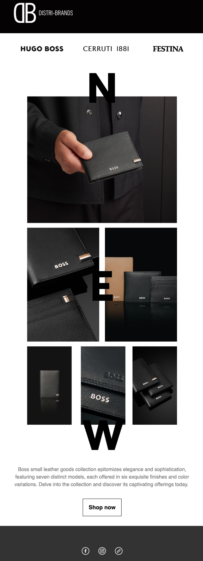 Newsletters design. Nœrgie — (Event) design