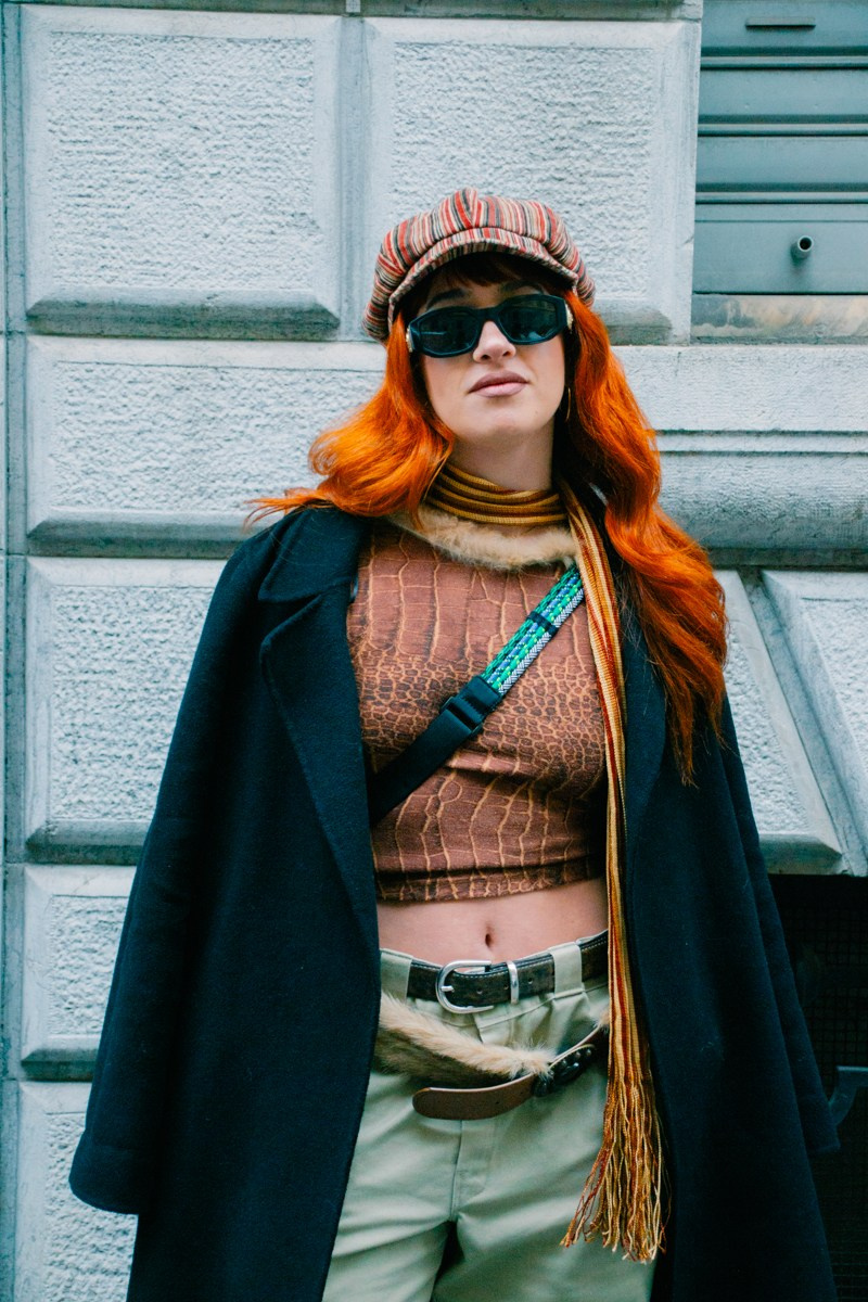 Street style in Milan. Milano Fashion Week