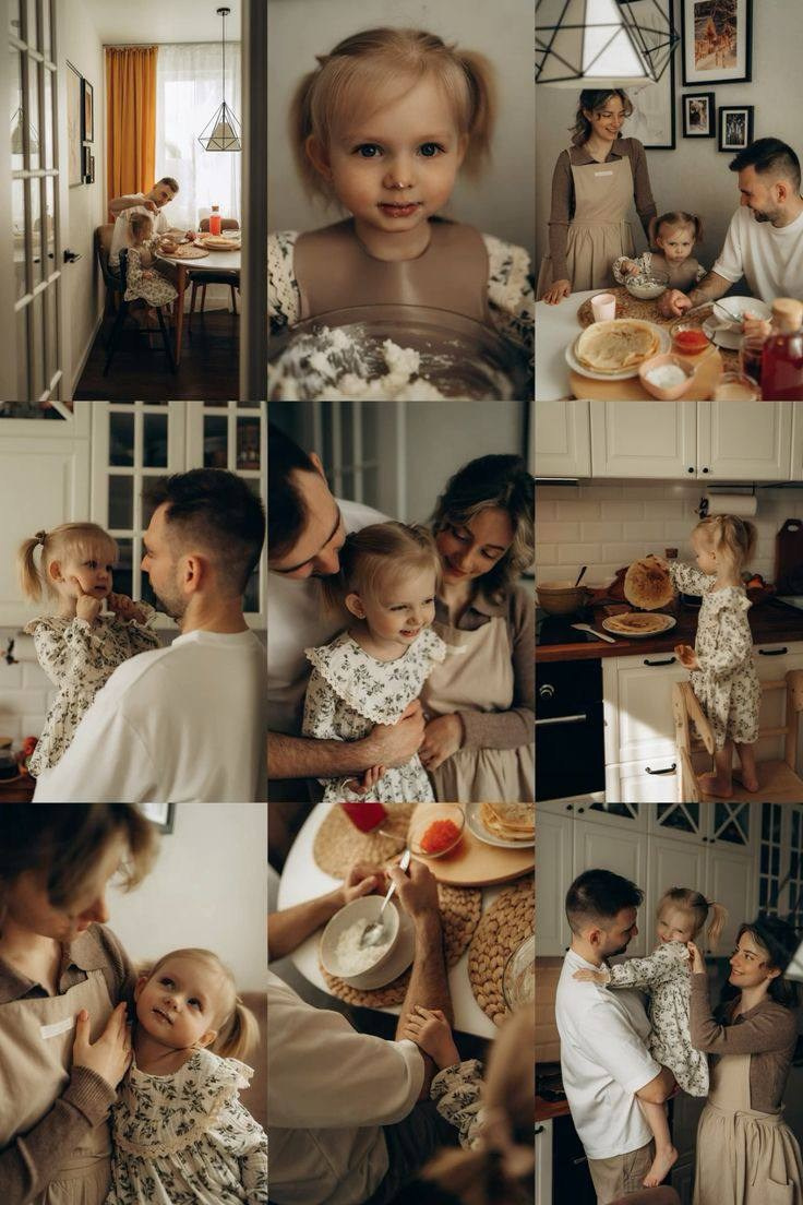 Чем заняться всей семьей на новогодней фотосессии дома: идеи от фотографа. Семейный фотограф Лейпциг, Германия