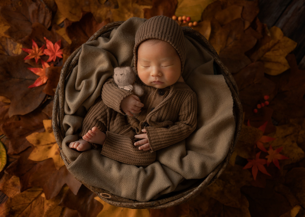 出張撮影　新生児ファインアート写真