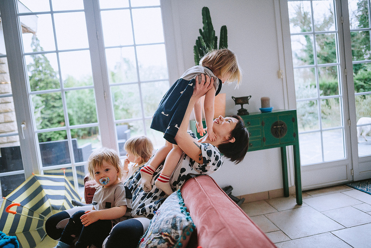 В гнезде у трёх птичек. Ksenia Marchand/ Lifestyle фотограф в Париже