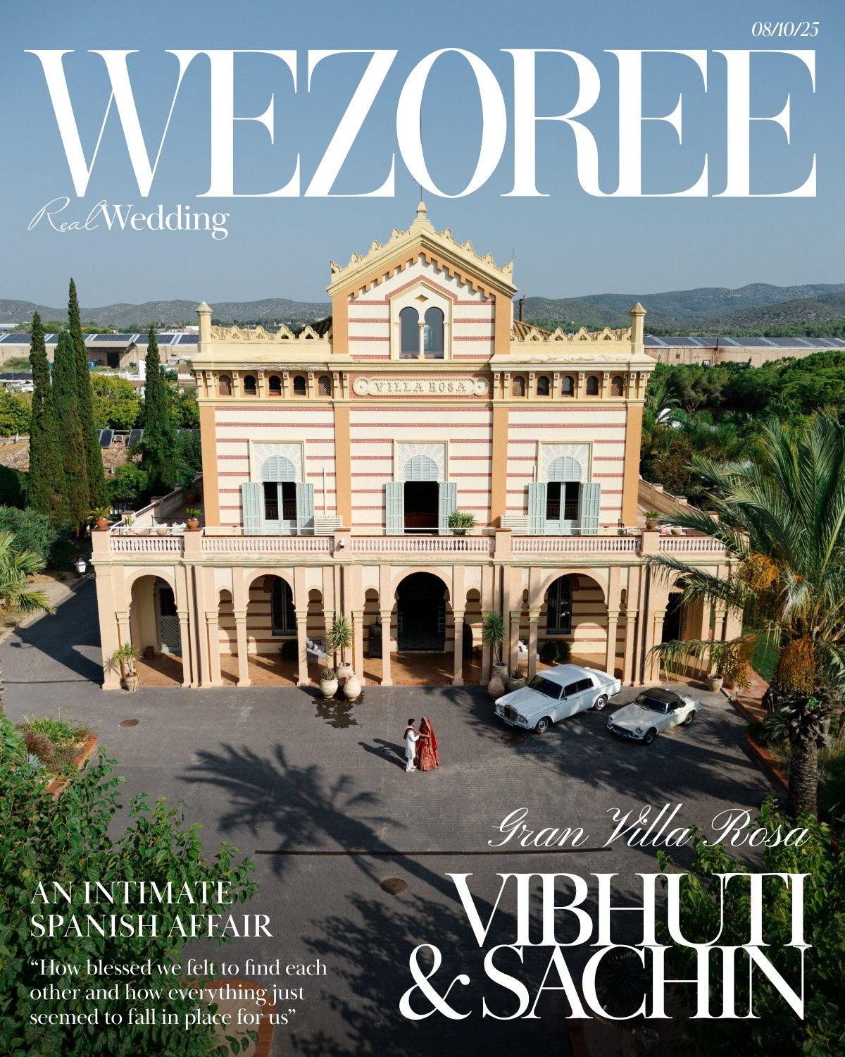 Indian wedding at Gran Villa Rosa, Barcelona