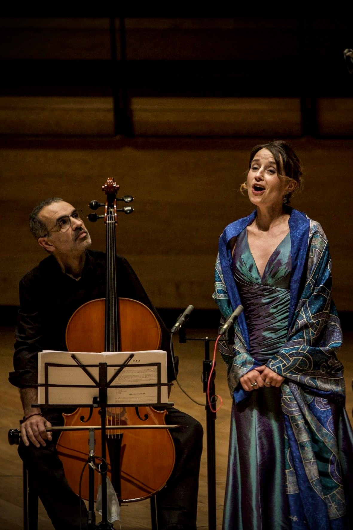 Artist duo. Nadia Kuprina, soprano and Marco Testori cello