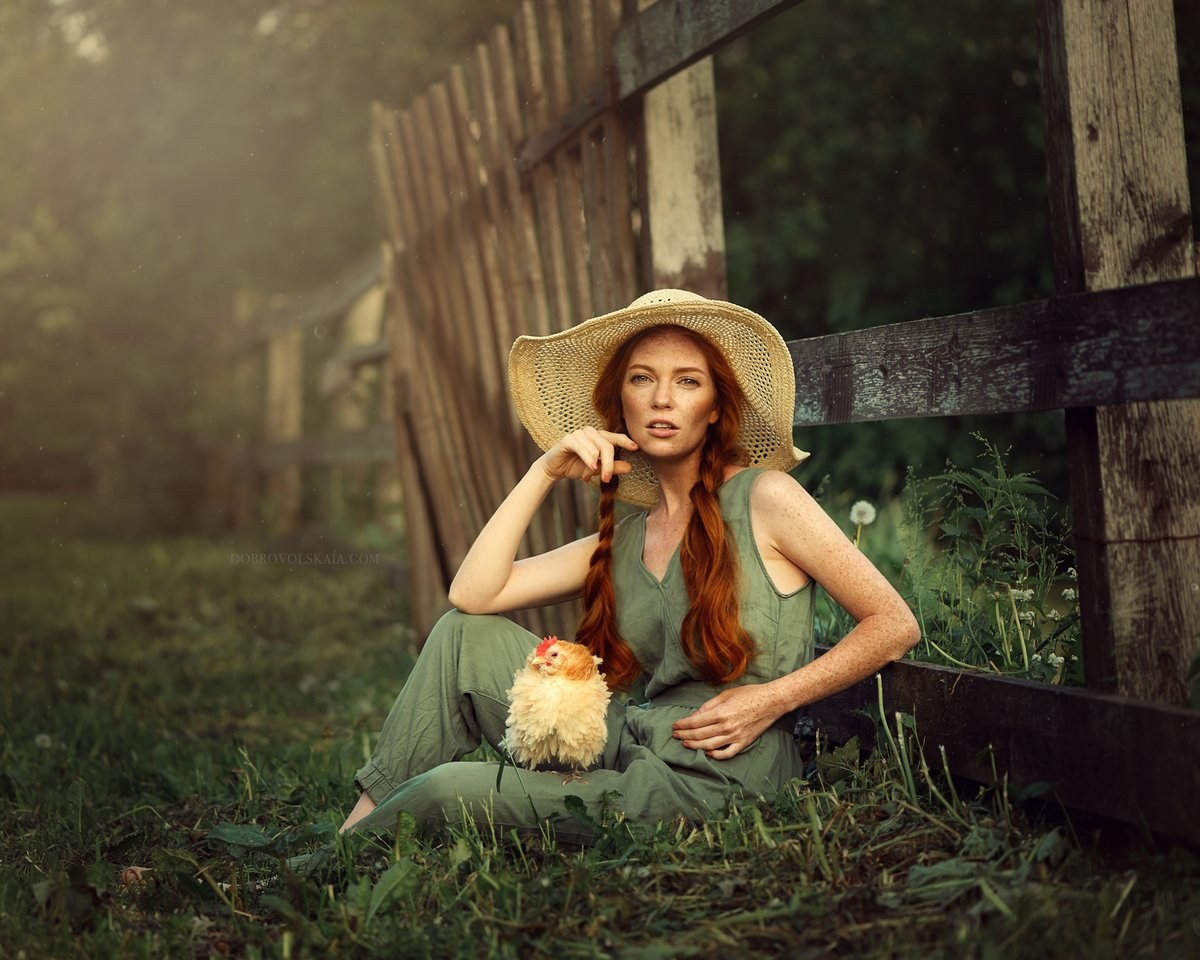 With animals. Model Miami Florida