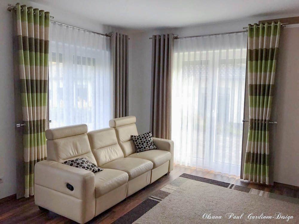 Гостиная / Wohnzimmer ➜. Oksana Paul-Gardinen-Design Oksana Paul ✧ Art of Gardinen & Textile Design ✧ Polymer Clay Art & Handmade Creatures