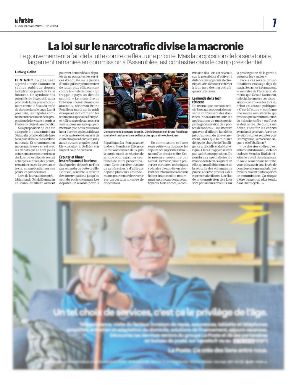 Le Parisien, 10 mars 2025