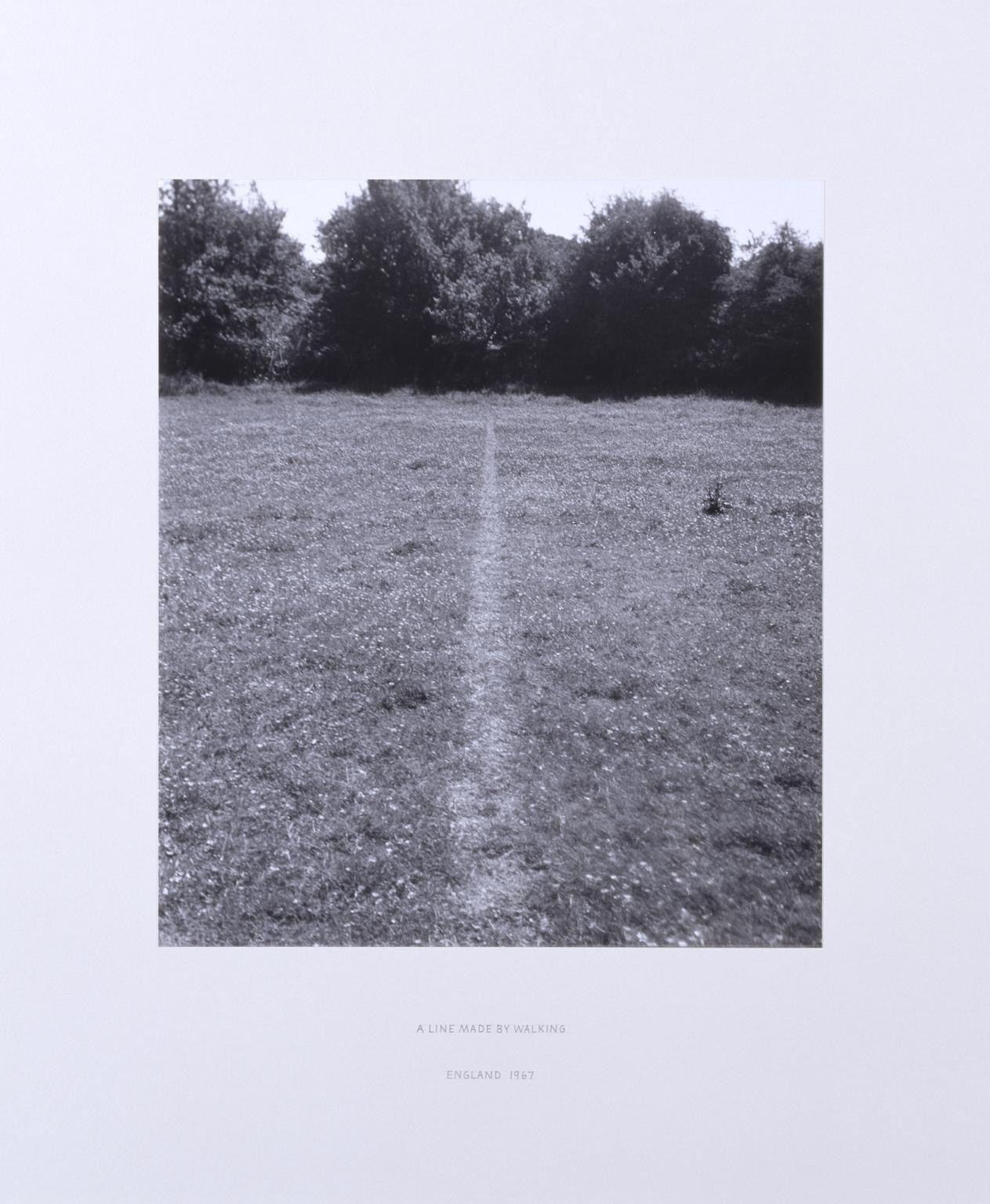 Richard Long — A Line Made by Walking (1967)