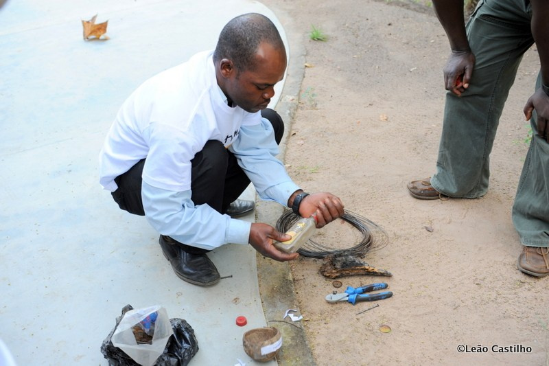 Photos of volunteer work in Mozambique. Simbahalu