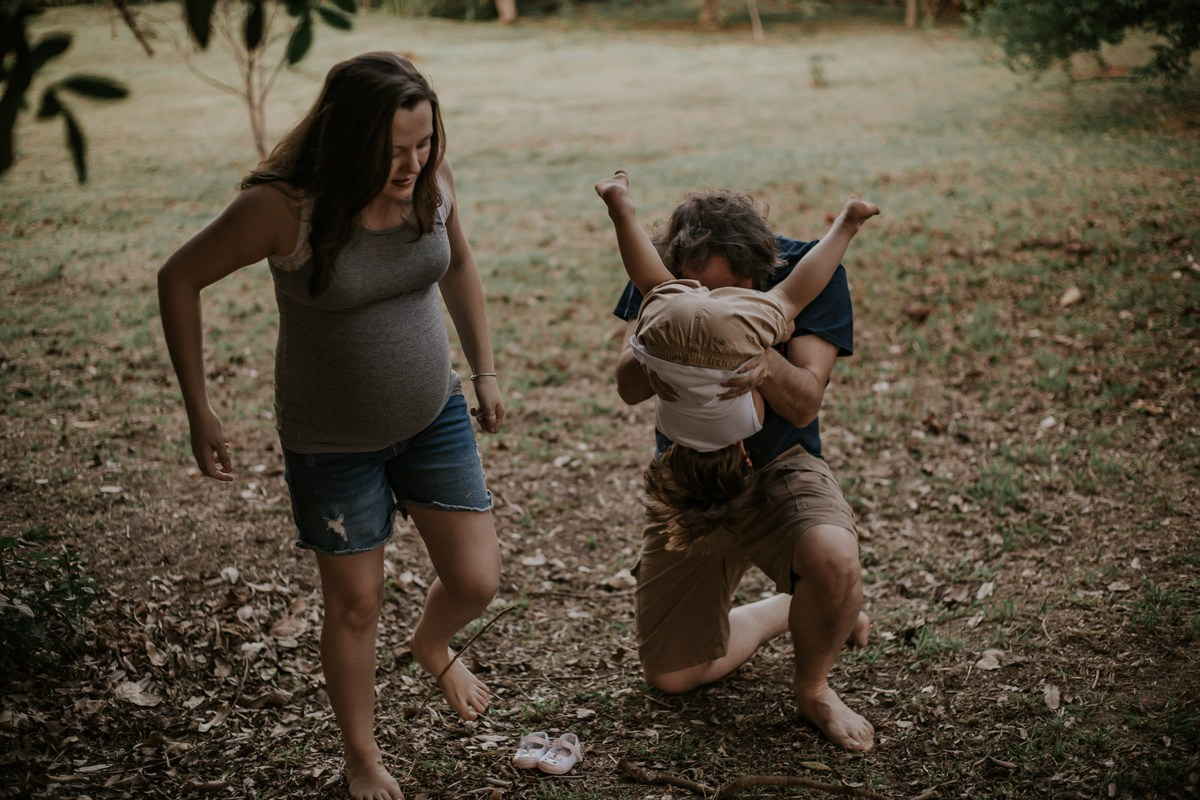 Luana, Victor e Theo a espera de Luísa. Fotógrafa de Eventos em São Paulo e Sorocaba Kika Damasceno