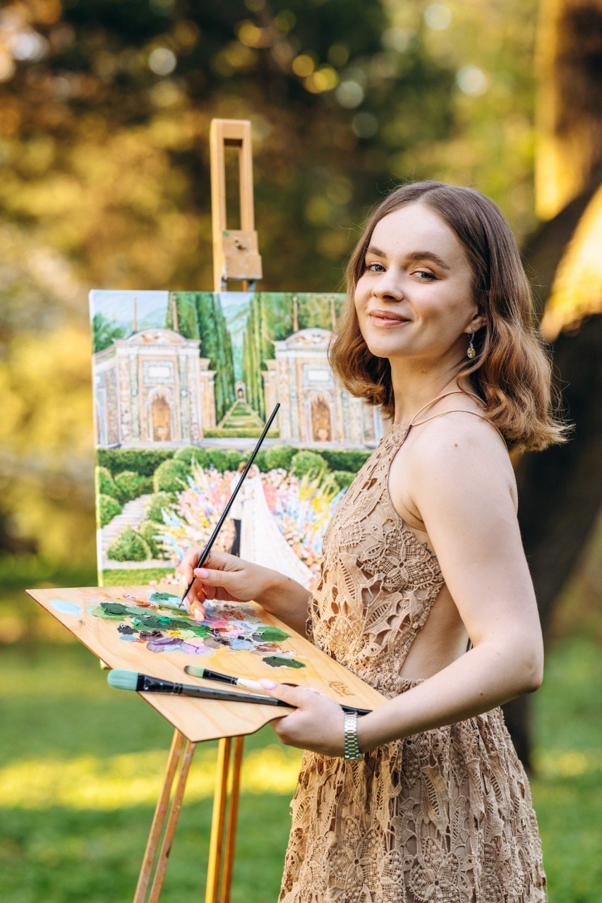 Ceremonial Painting. InnaIllustrator