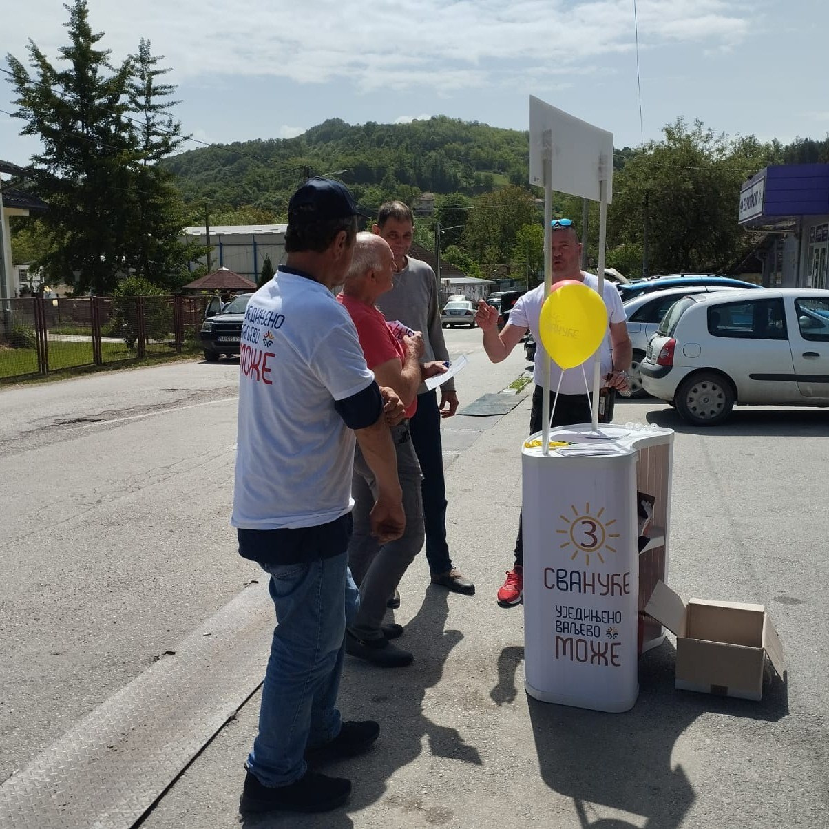 СВАнуће селу у походе — Ставе и Причевић. Уједињено Ваљево Може