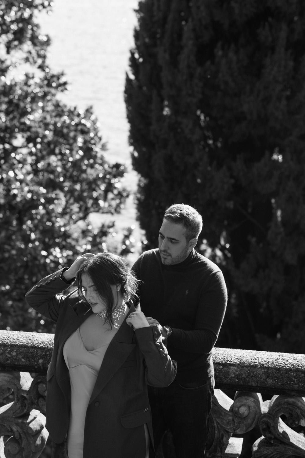 Proposal at Villa Monastero' oct 23. Lake Como Wedding Photographer | Elegant & Timeless Photography in Italy