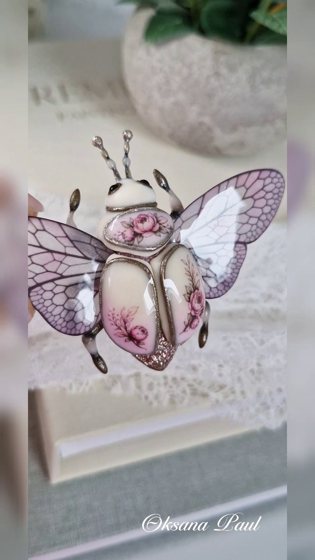 Фарфоровый стиль / Porzellanstil ➜. Oksana Paul-Gardinen-Design Oksana Paul ✧ Art of Gardinen & Textile Design ✧ Polymer Clay Art & Handmade Creatures