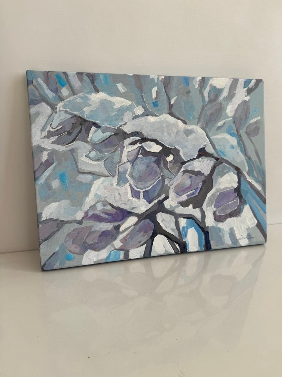 «Icy Magnolia». Художник живописец Савелова Ольга