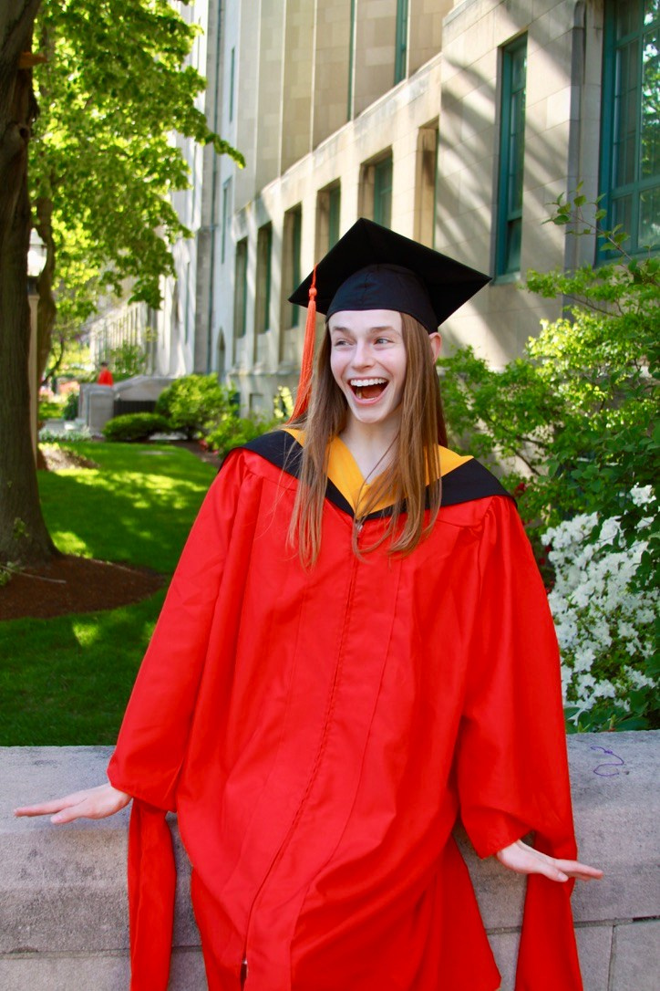Masters graduation with Rach. Kelly Sang, graduation and portrait photographer in Boston