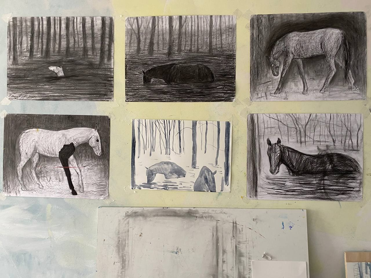 Chevaux. Marina Antonova