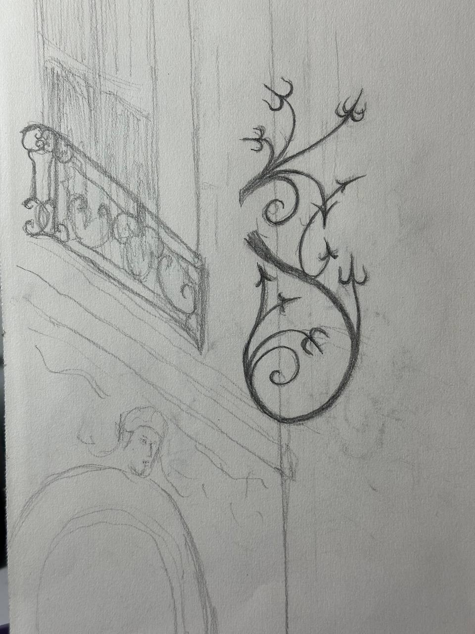 Sketches, Paris. Marina Antonova