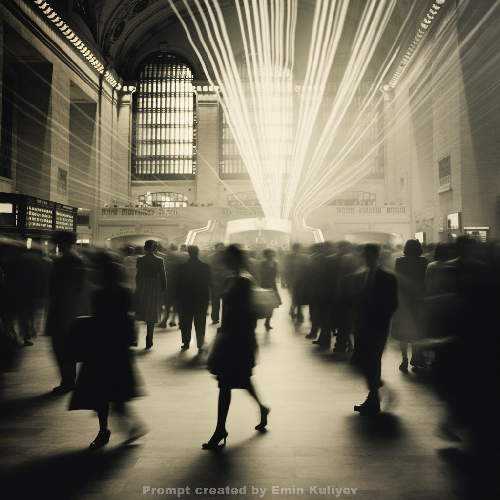 Welcome to New York 1950s (created in the program MIdjourney AI). Emin Kuliyev — Award-Winning Wedding Photojournalist NYC & USA | Best Wedding Photographer Known for Candid, Timeless Moments