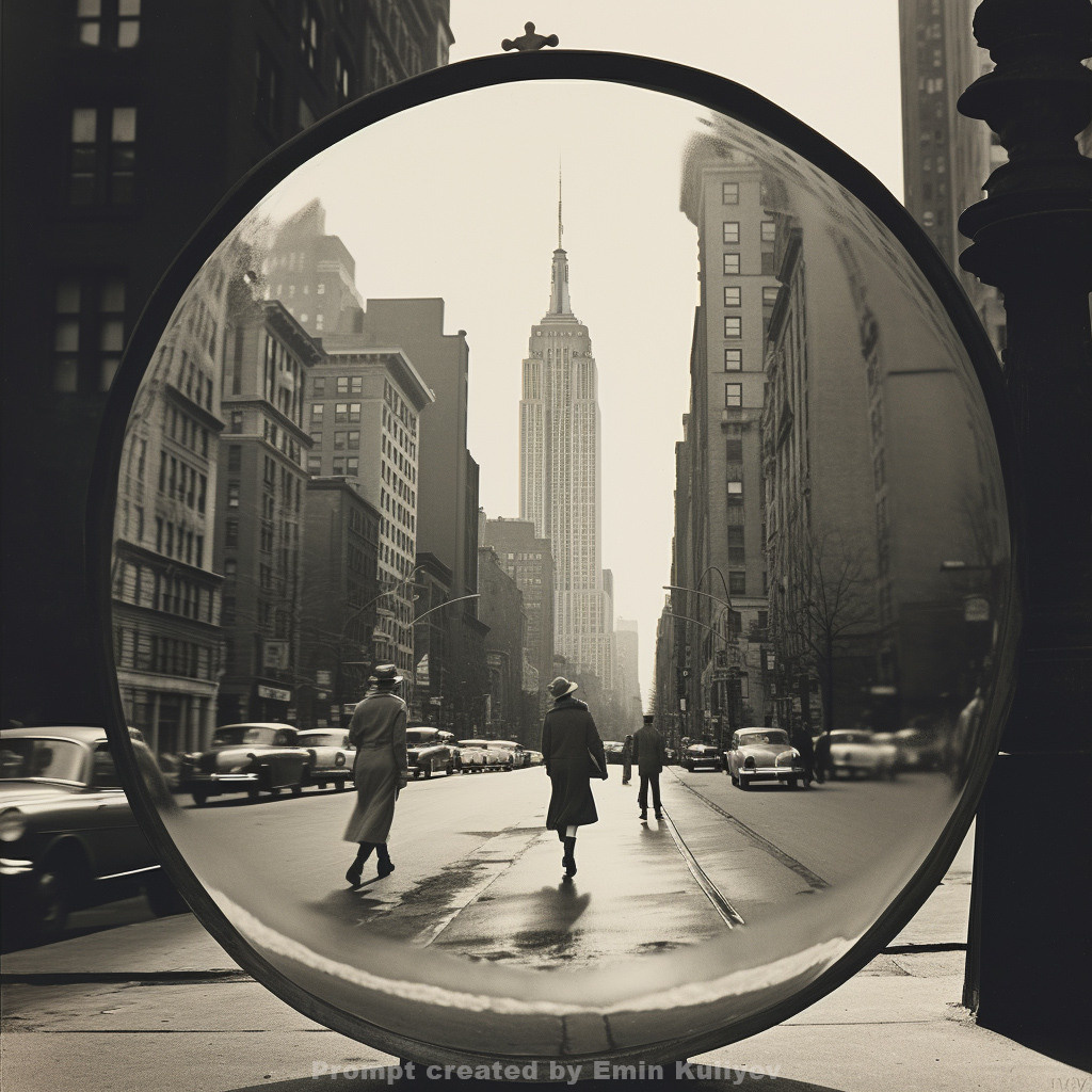 Welcome to New York 1950s (created in the program MIdjourney AI). Emin Kuliyev — Award-Winning Wedding Photojournalist NYC & USA | Best Wedding Photographer Known for Candid, Timeless Moments