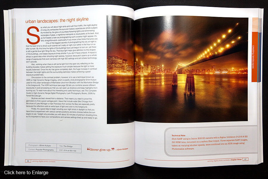 My images in a book (Winning Digital Photo Contests). Emin Kuliyev — Award-Winning Wedding Photojournalist NYC & USA | Best Wedding Photographer Known for Candid, Timeless Moments