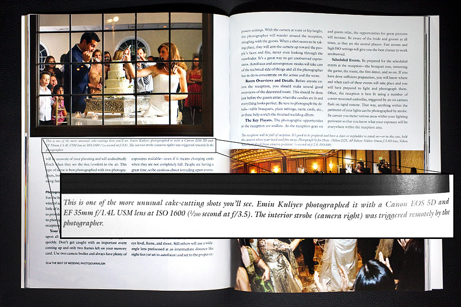 My pictures in a book “The Best of WEDDING PHOTOJOURNALISM”. Emin Kuliyev — Award-Winning Wedding Photojournalist NYC & USA | Best Wedding Photographer Known for Candid, Timeless Moments