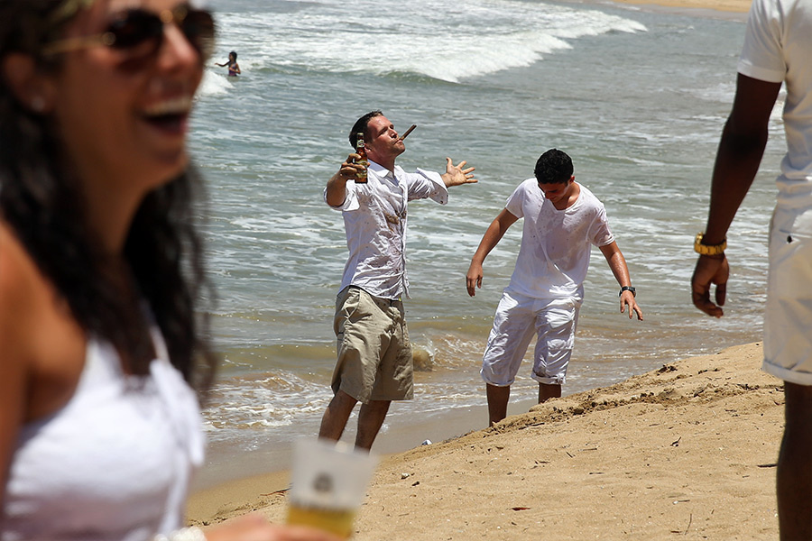 David & Leila (Puerto Rico) – Day 3 (July 28, 2013) Beach party. Emin Kuliyev — Award-Winning Wedding Photojournalist NYC & USA | Best Wedding Photographer Known for Candid, Timeless Moments