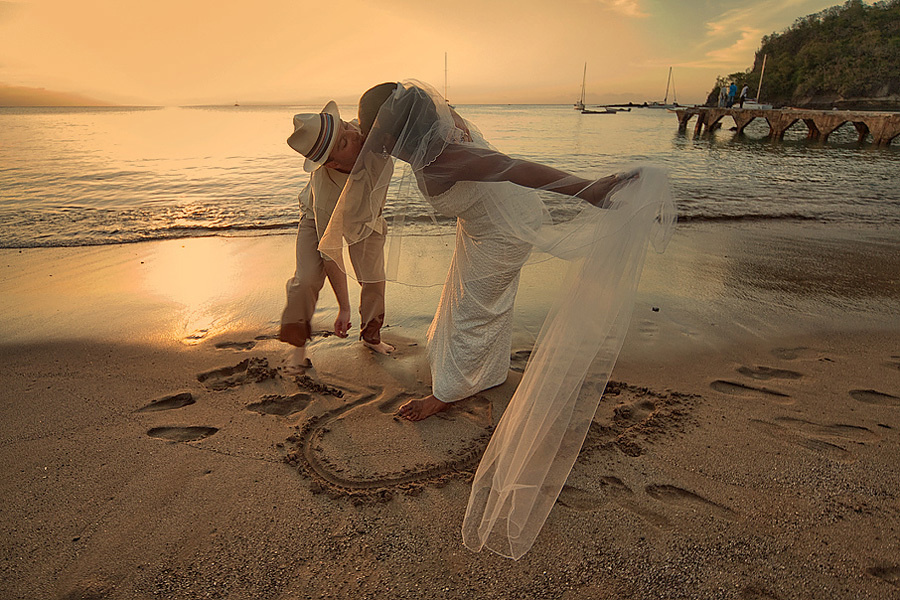 My first Destination Wedding (St.Lucia) – Thomas & Tennille (02/27/09). Emin Kuliyev — Award-Winning Wedding Photojournalist NYC & USA | Best Wedding Photographer Known for Candid, Timeless Moments