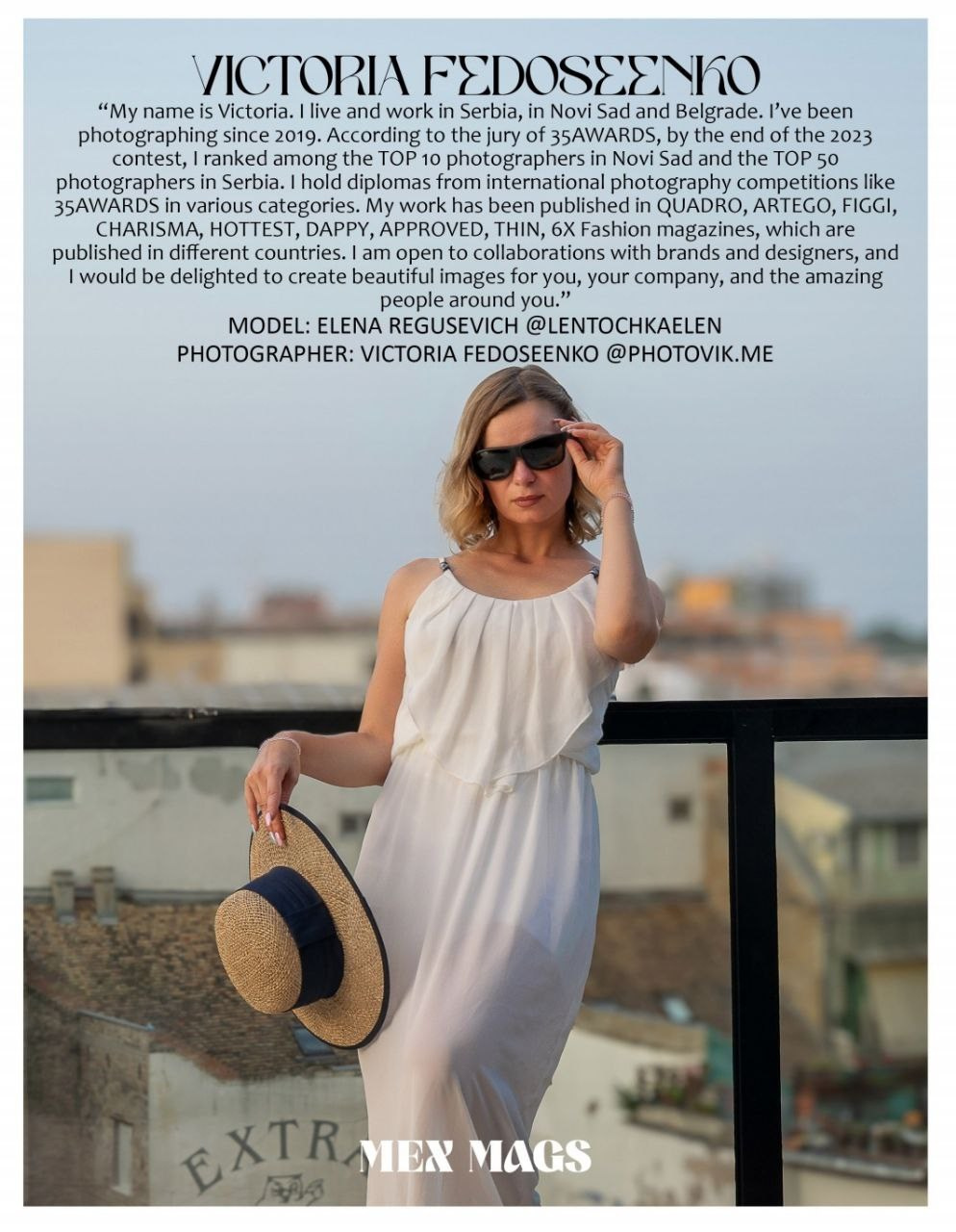 ELENA. Victoria Fedoseenko. Photographer from Serbia