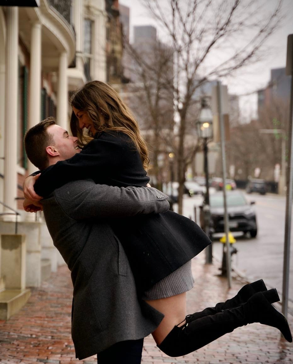 Matt and Jessica at Boston Park. Stefanovich Photography | Boston, MA