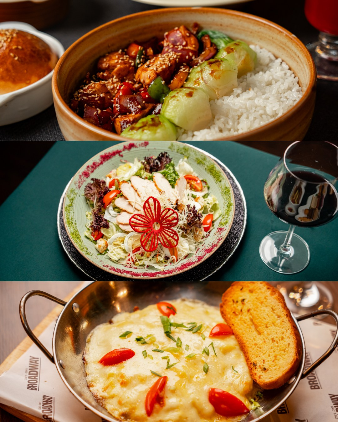 Chain Restaurant Photoshoot & Ad for website. ODIX Creative