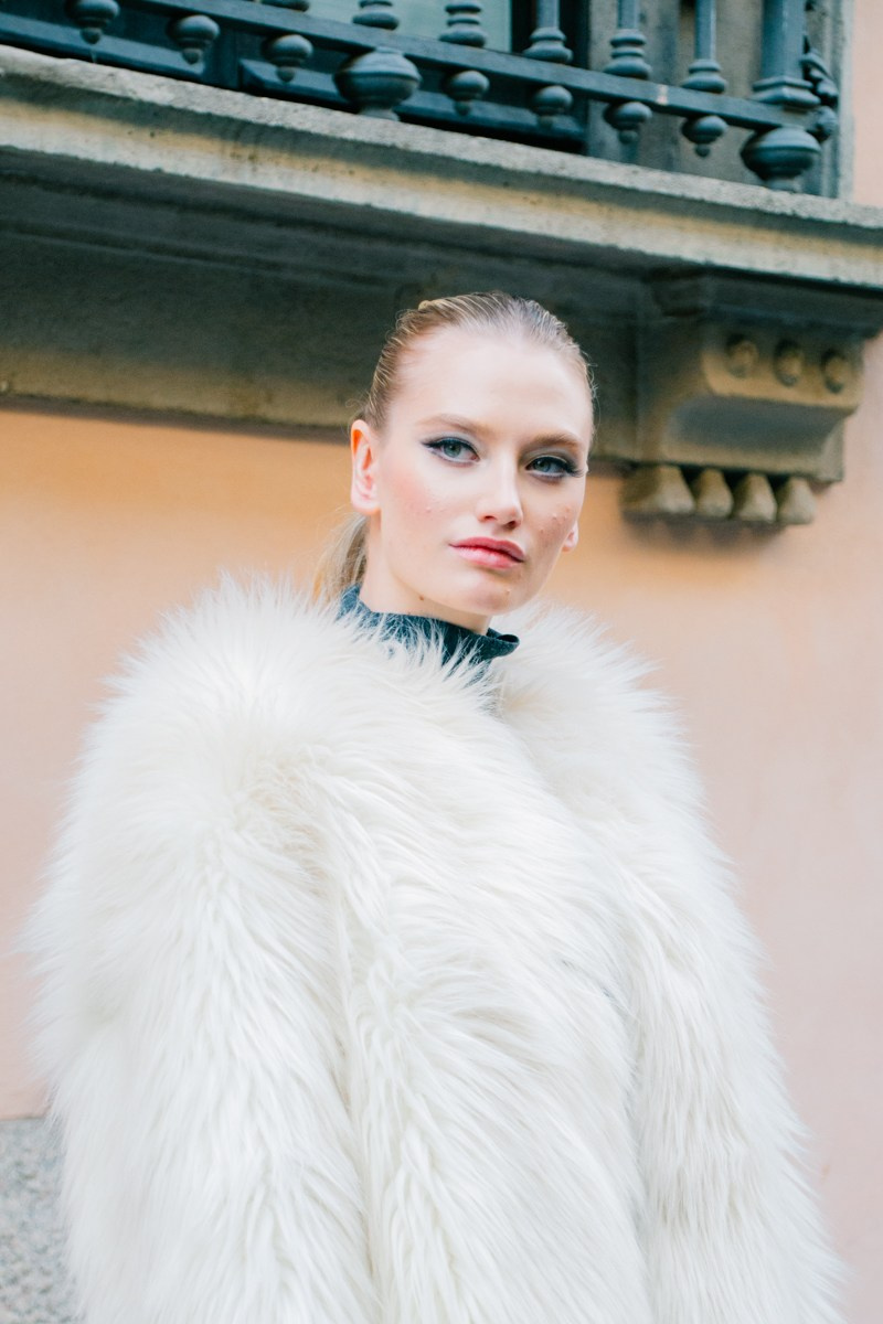 Street style in Milan. Milano Fashion Week