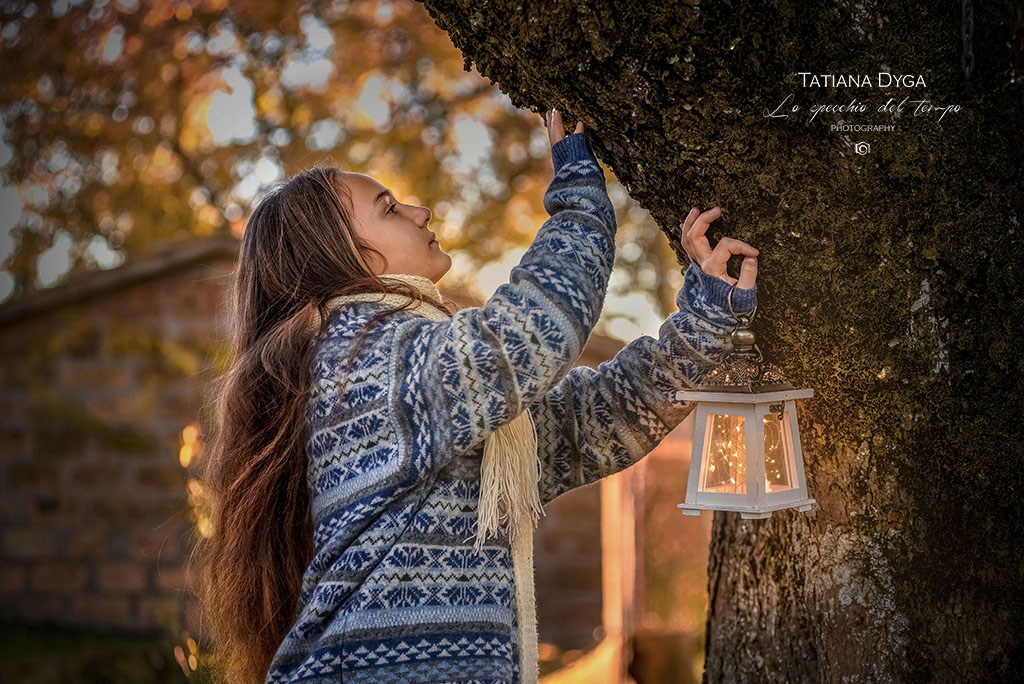 Mini sessioni «Cartolina di Natale». Lo specchio del tempo photography