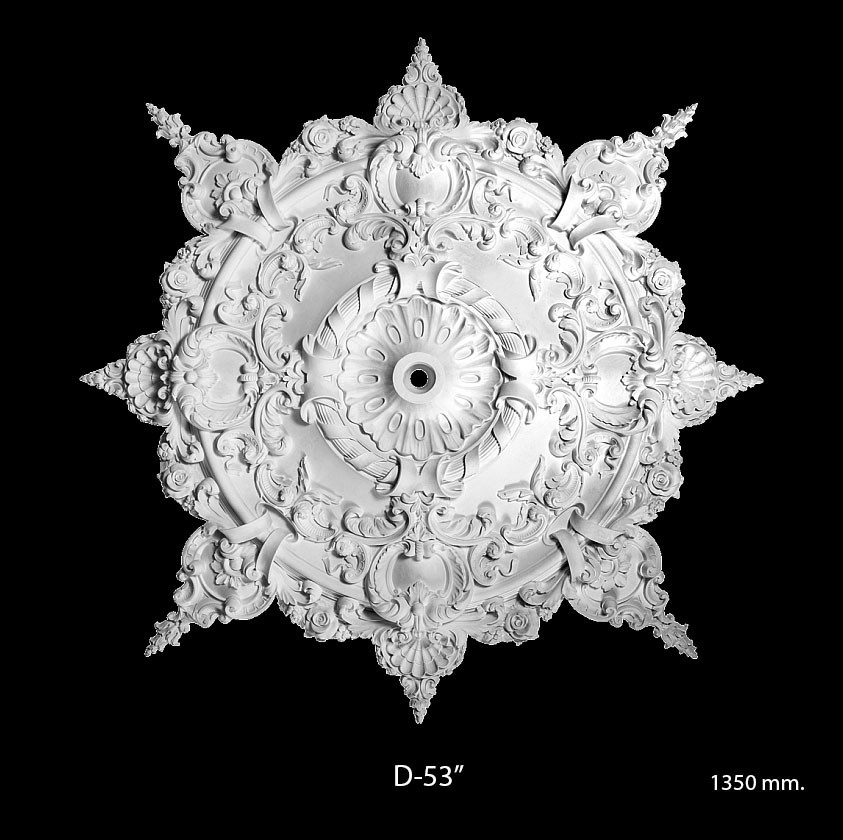 Medallions. Plaster molding