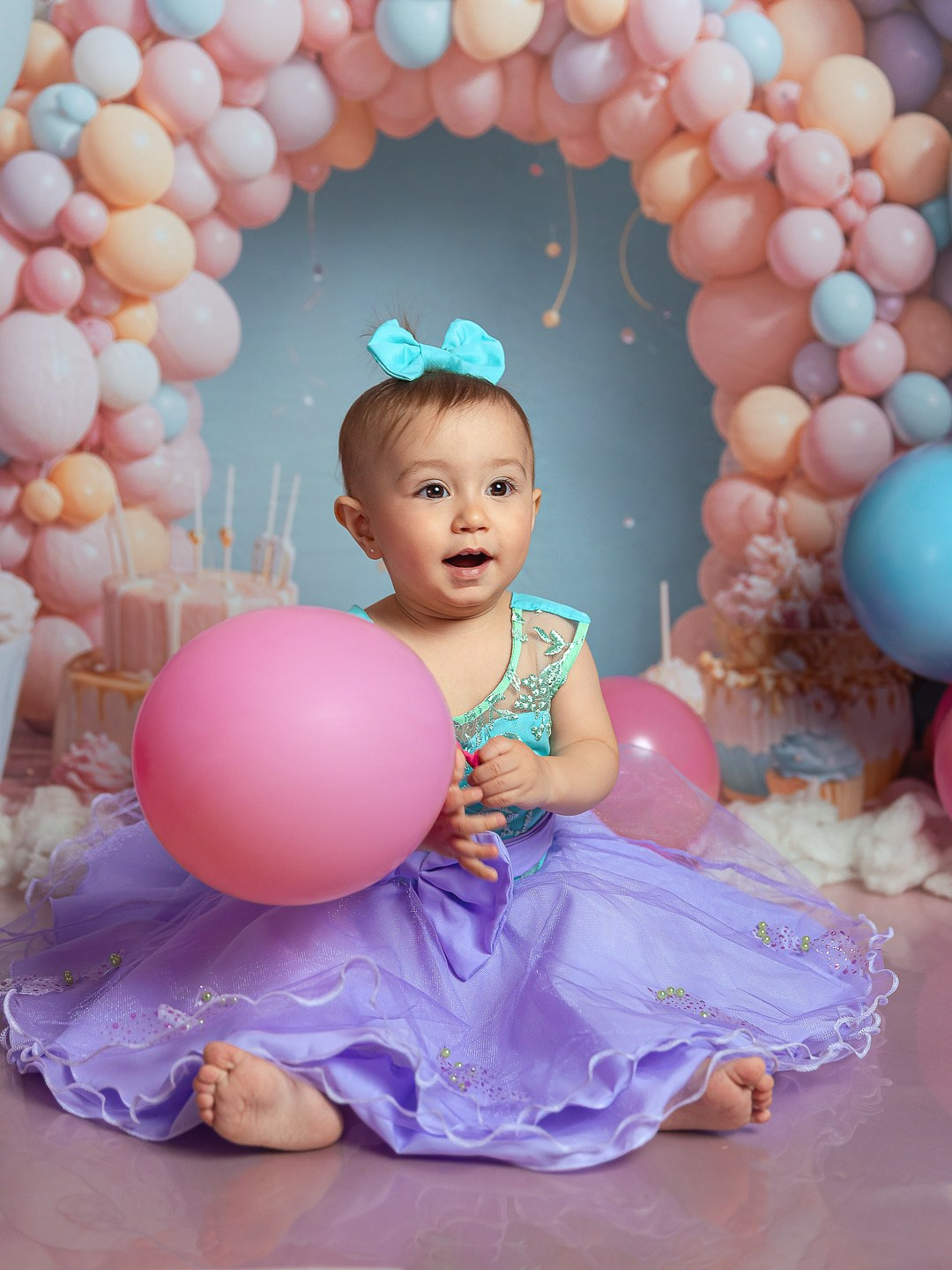 Ensaio infantil em estudio