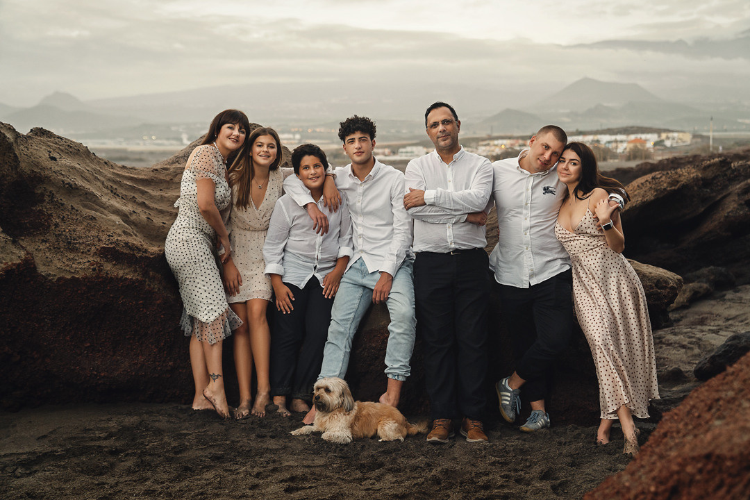 Families. Professional photography in Tenerife Tania Bonnet