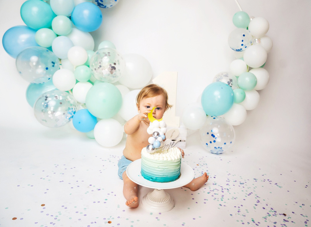 Cake smash. Fotografía profesional en Tenerife Tania Bonnet