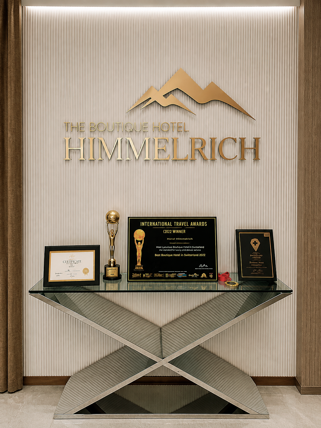 Viesnīca Šveicē «Hotel Himmelrich». Interjera dizaina studija 4 Stūri
