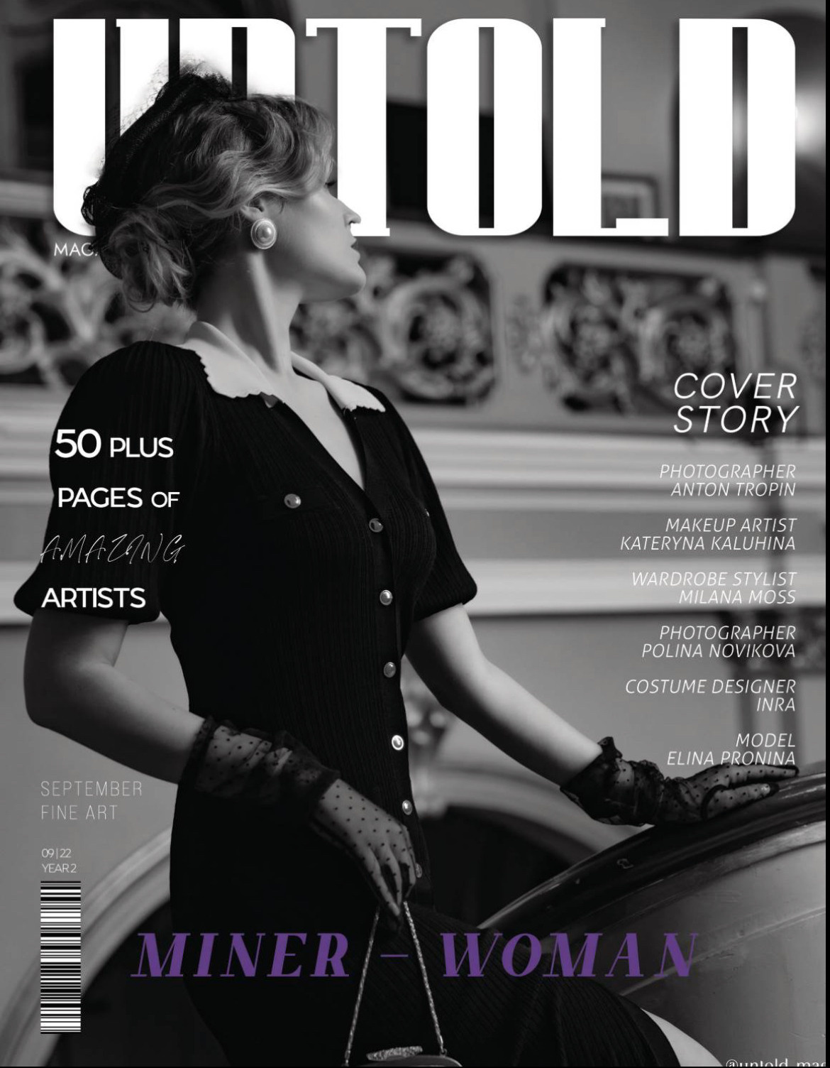 Published in UnTold Magazine September FineArt 2022. @atpho.to portrait photographer in Tallinn, Estonia