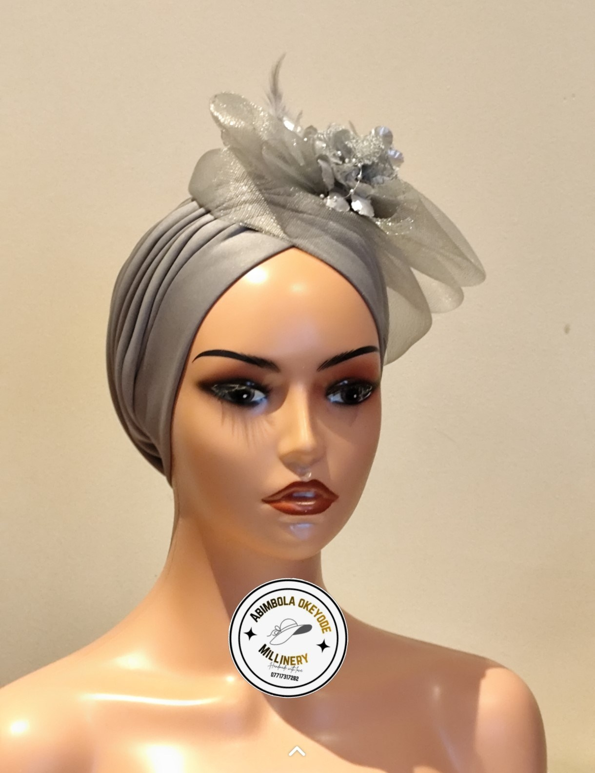 A milliner in Hull, UK Abimbola Okeyode