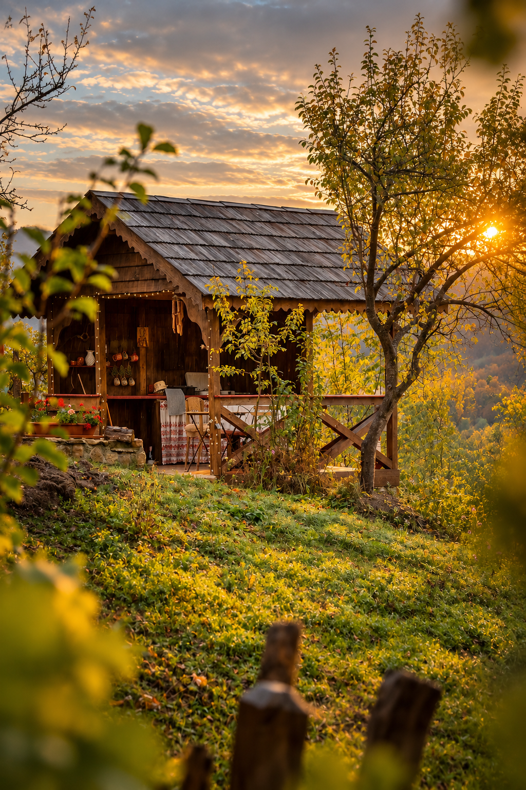 Inside the village. Creste si calatoreste