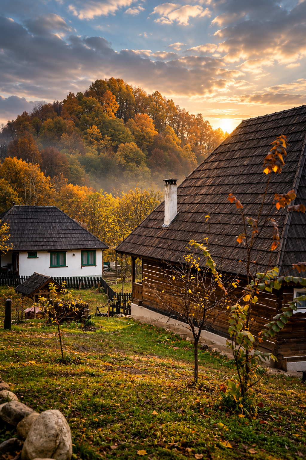 Inside the village. Creste si calatoreste